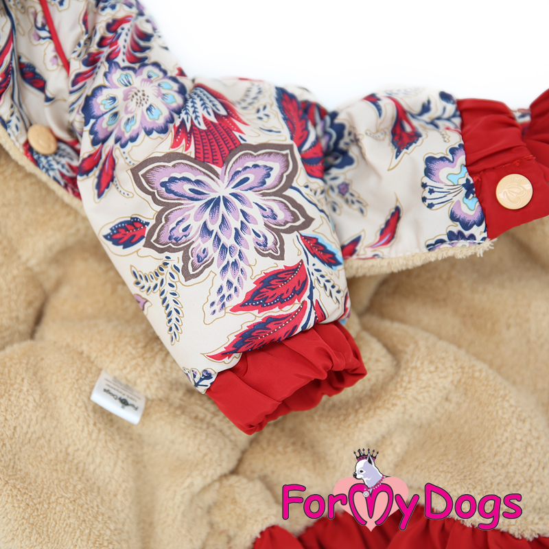 Куртка для собак "Цветочное поле"