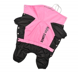 Дождевик для собак без подклада Lim Street Style розовый для девочки