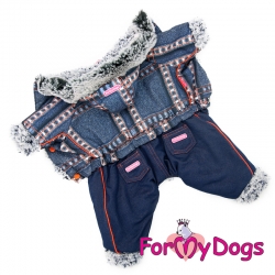 Зимний комбинезон для собак FMD Jeans для мальчика Зимний комбинезон для собак FMD Jeans для мальчика