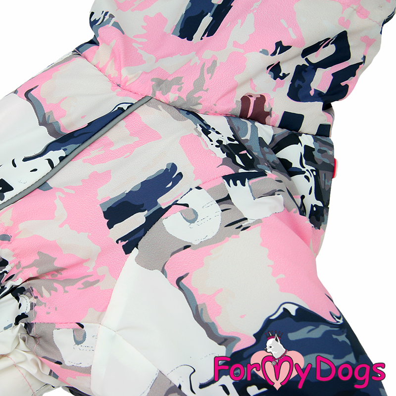 Зимний комбинезон для собак FMD Pinky для девочки